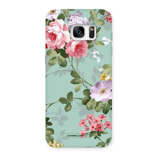 Desinger Floral Back Case for Galaxy S7 Edge