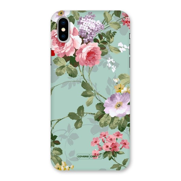 Desinger Floral Back Case for iPhone X