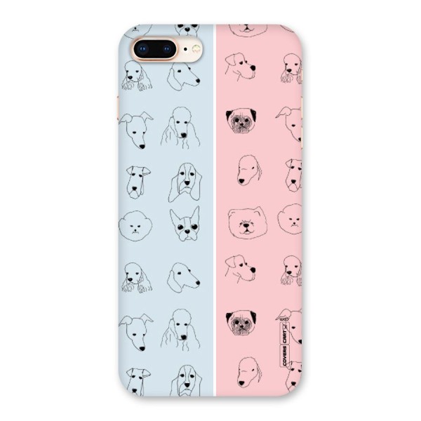 Dog Cat And Cow Back Case for iPhone 8 Plus