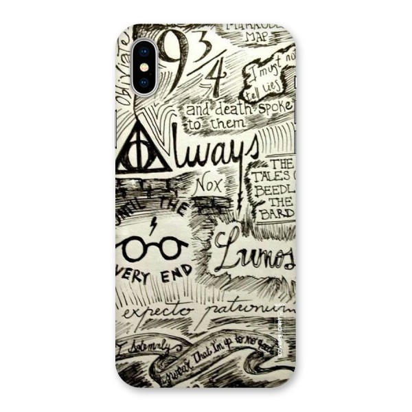 Doodle Art Back Case for iPhone X