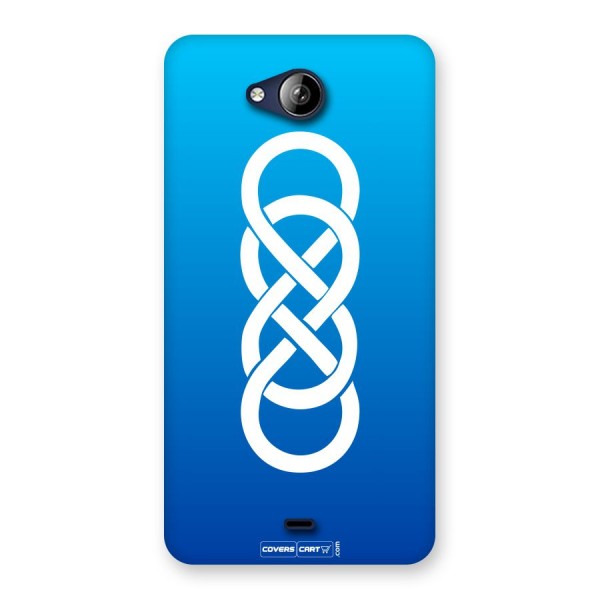 Double Infinity Blue Back Case for Canvas Play