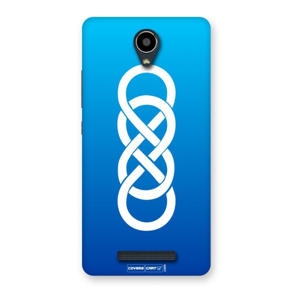 Double Infinity Blue Back Case for Redmi Note 2