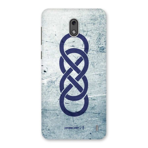 Double Infinity Rough Back Case for Nokia 2