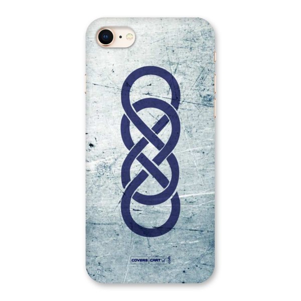 Double Infinity Rough Back Case for iPhone 8