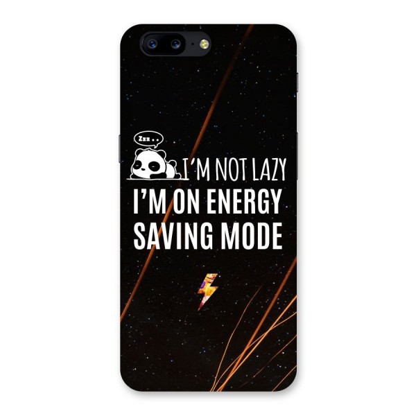 Energy Saving Mode Back Case for OnePlus 5