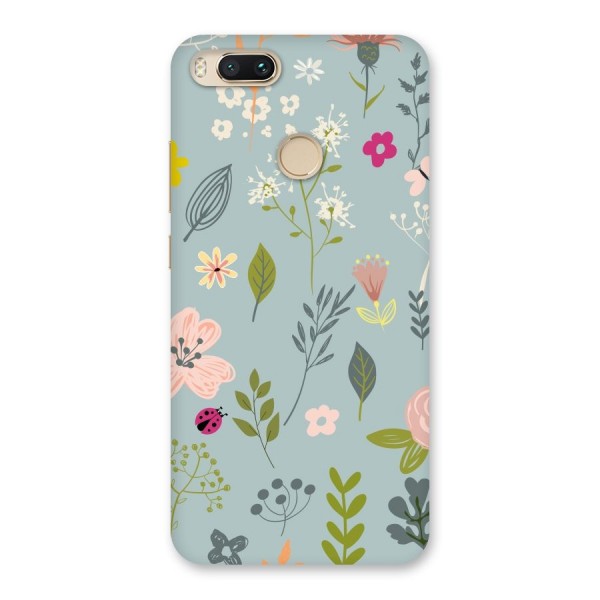 Flawless Flowers Back Case for Mi A1
