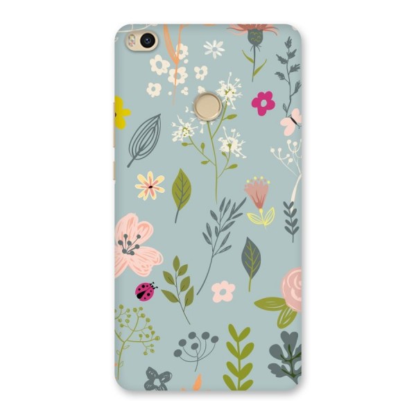 Flawless Flowers Back Case for Mi Max 2