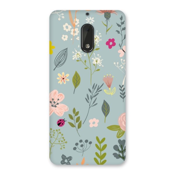 Flawless Flowers Back Case for Nokia 6