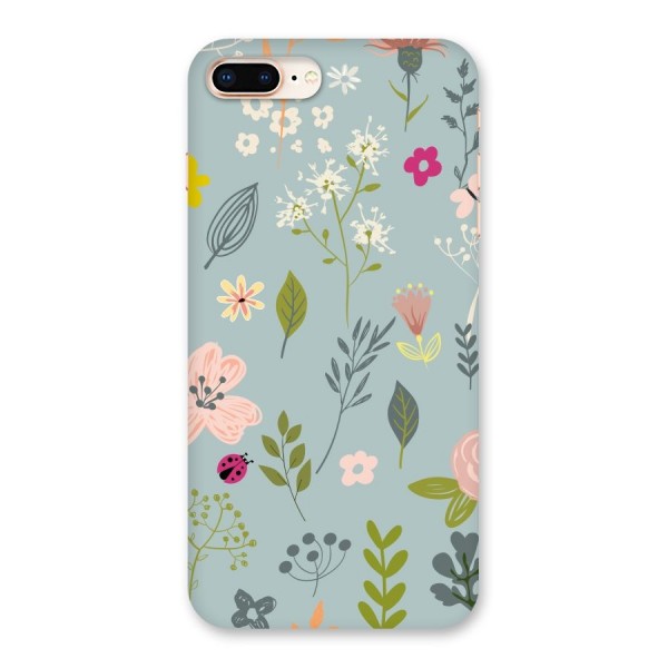 Flawless Flowers Back Case for iPhone 8 Plus