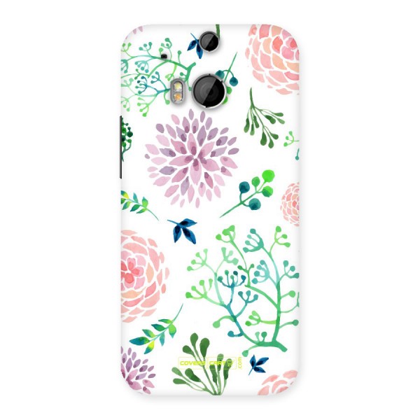 Fresh Floral Back Case for HTC One M8