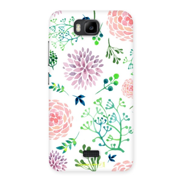 Fresh Floral Back Case for Honor Bee