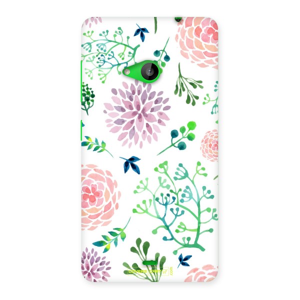 Fresh Floral Back Case for Lumia 535