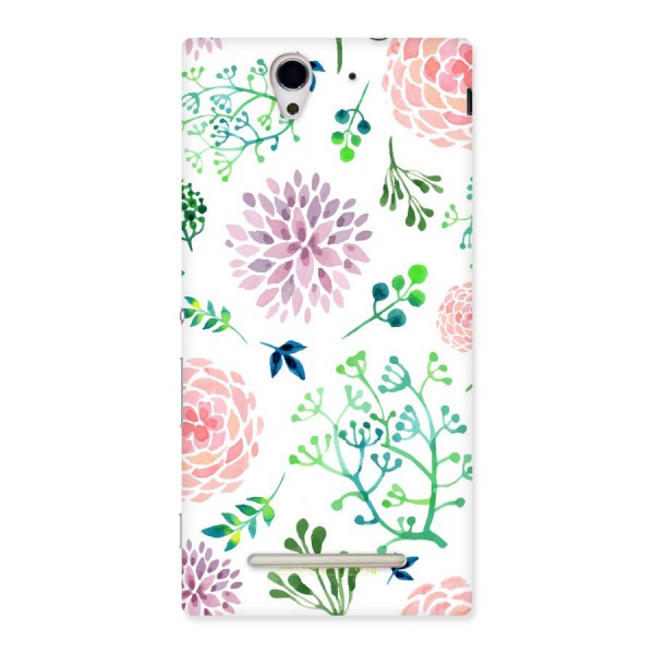 Fresh Floral Back Case for Xperia C3