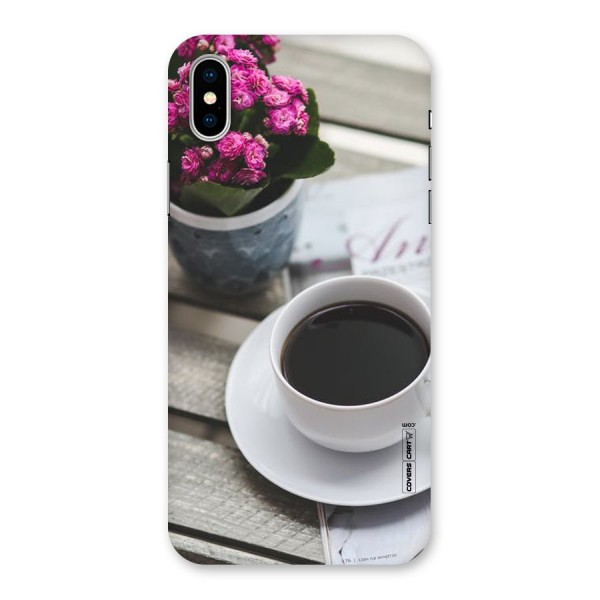 Flower And Blend Back Case for iPhone X
