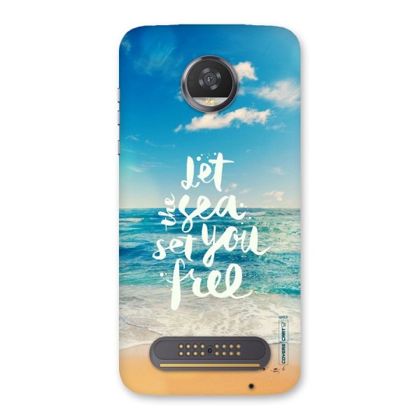 Free Sea Back Case for Moto Z2 Play