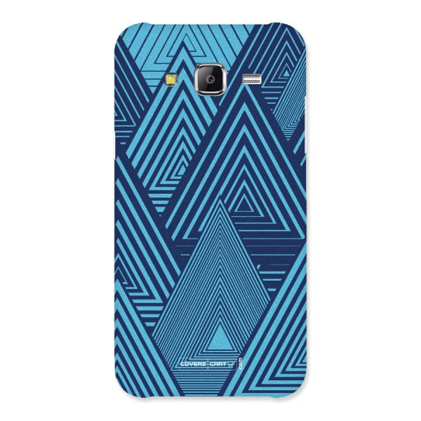 Geometric Blue Print Back Case for Galaxy J5