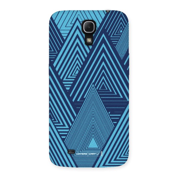 Geometric Blue Print Back Case for Galaxy Mega 6.3