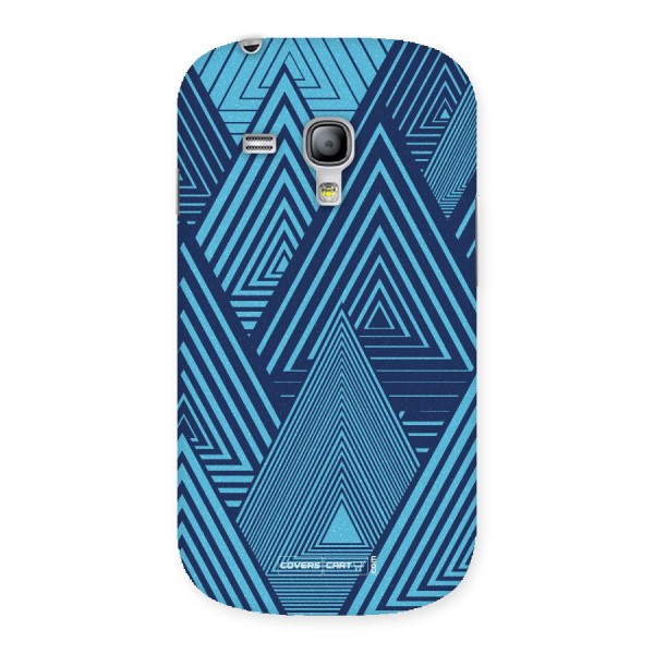 Geometric Blue Print Back Case for Galaxy S3 Mini