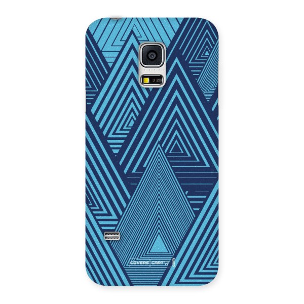 Geometric Blue Print Back Case for Galaxy S5 Mini