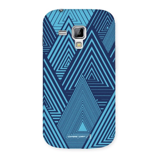 Geometric Blue Print Back Case for Galaxy S Duos