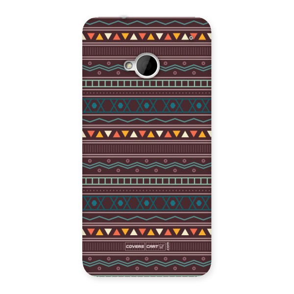 Classic Aztec Pattern Back Case for HTC One M7