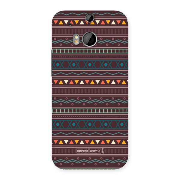 Classic Aztec Pattern Back Case for HTC One M8