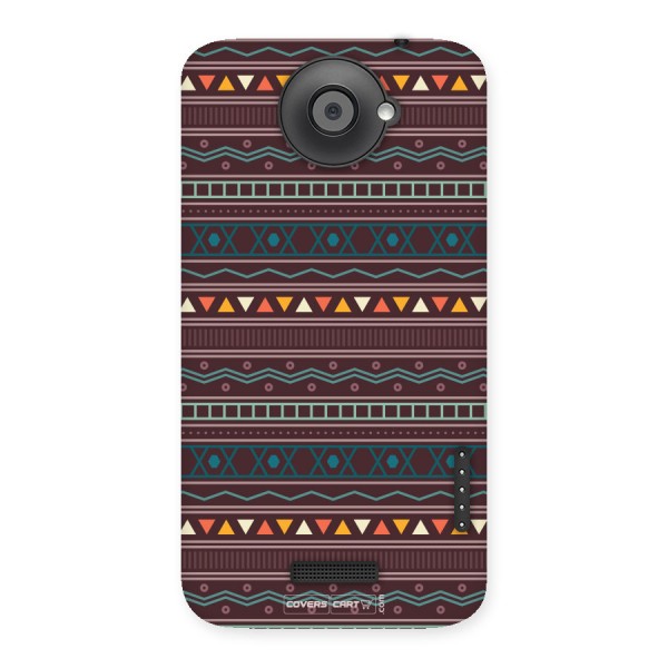 Classic Aztec Pattern Back Case for HTC One X