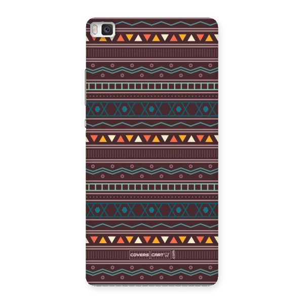 Classic Aztec Pattern Back Case for Huawei P8