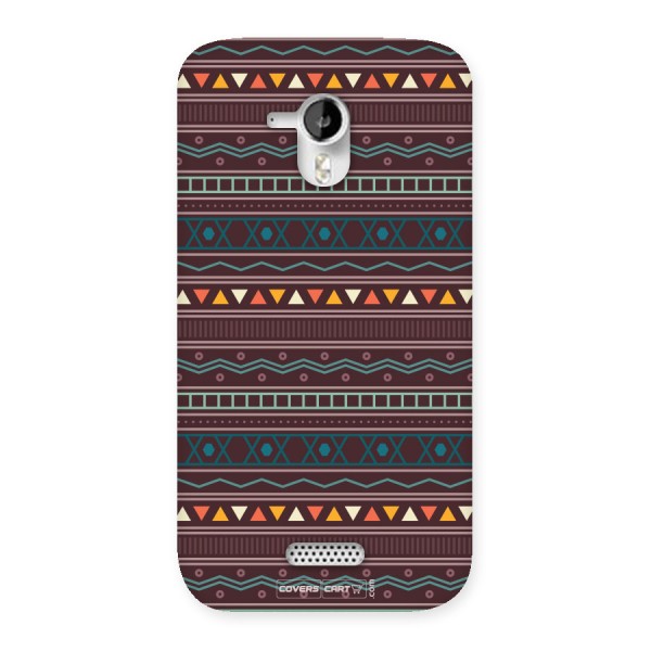 Classic Aztec Pattern Back Case for Micromax A116 Canvas HD