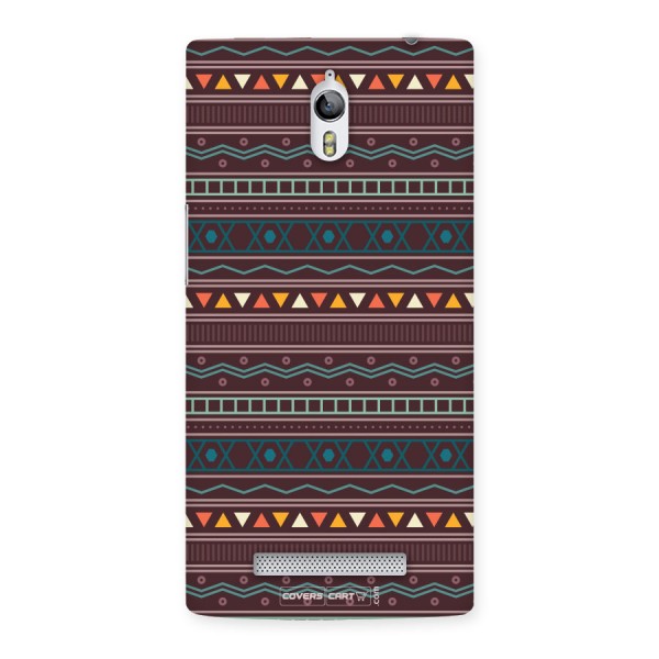 Classic Aztec Pattern Back Case for Oppo Find 7