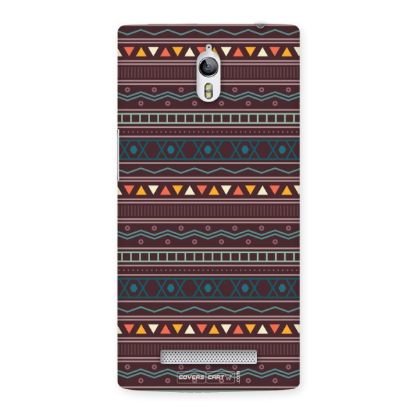 Classic Aztec Pattern Back Case for Oppo Find 7