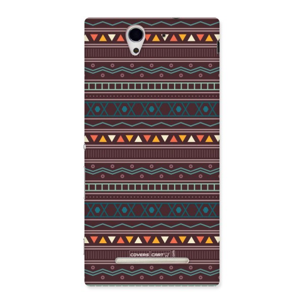 Classic Aztec Pattern Back Case for Xperia C3