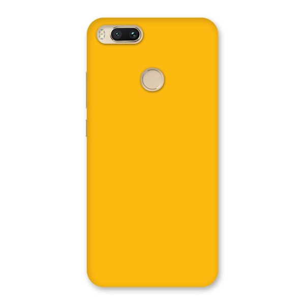 Gold Yellow Back Case for Mi A1