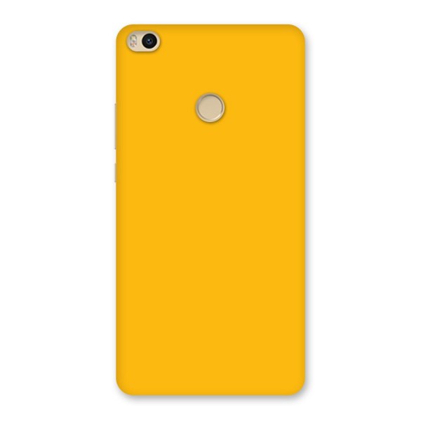 Gold Yellow Back Case for Mi Max 2