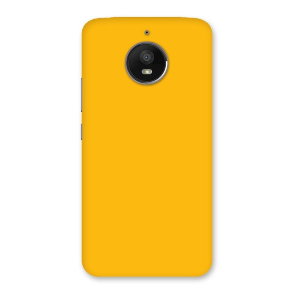Gold Yellow Back Case for Moto E4 Plus
