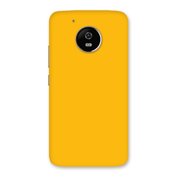 Gold Yellow Back Case for Moto G5