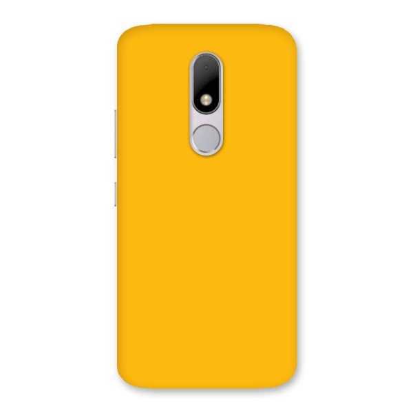 Gold Yellow Back Case for Moto M