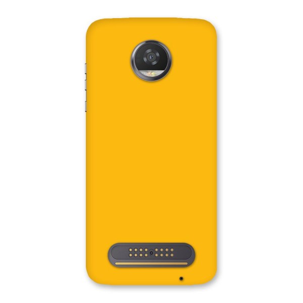 Gold Yellow Back Case for Moto Z2 Play