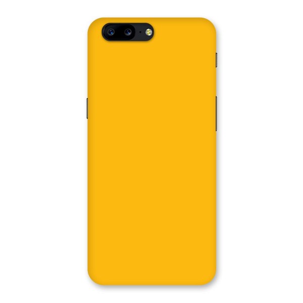 Gold Yellow Back Case for OnePlus 5