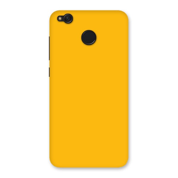Gold Yellow Back Case for Redmi 4