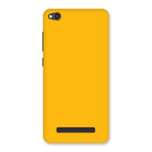 Gold Yellow Back Case for Redmi 4A
