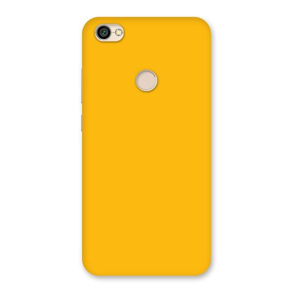 Gold Yellow Back Case for Redmi Y1 2017