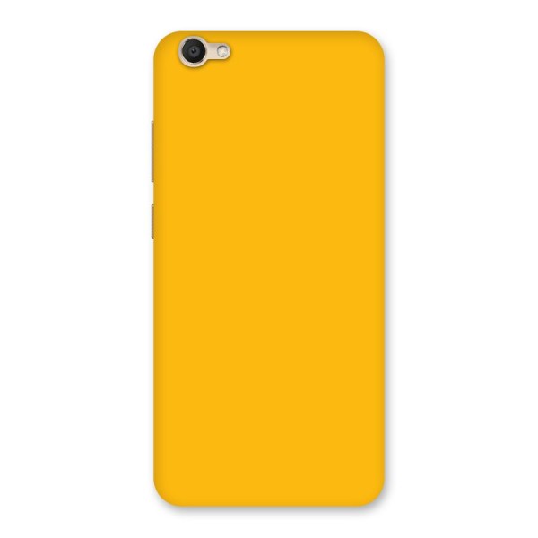 Gold Yellow Back Case for Vivo V5