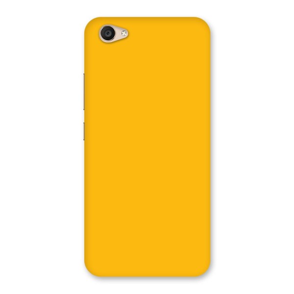 Gold Yellow Back Case for Vivo V5 Plus