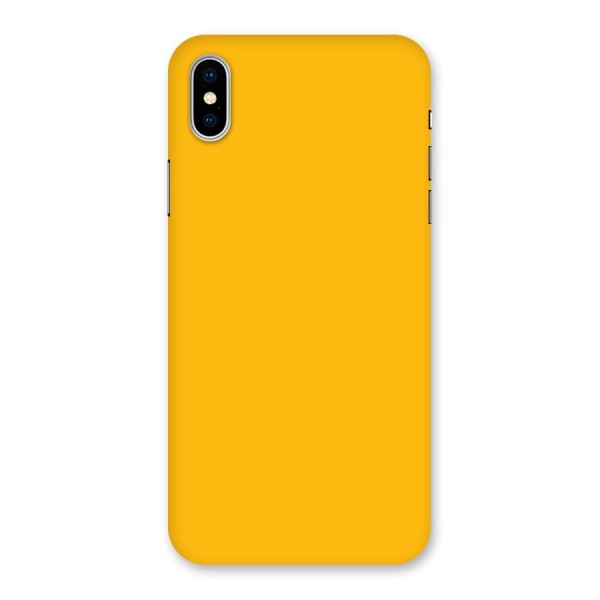 Gold Yellow Back Case for iPhone X