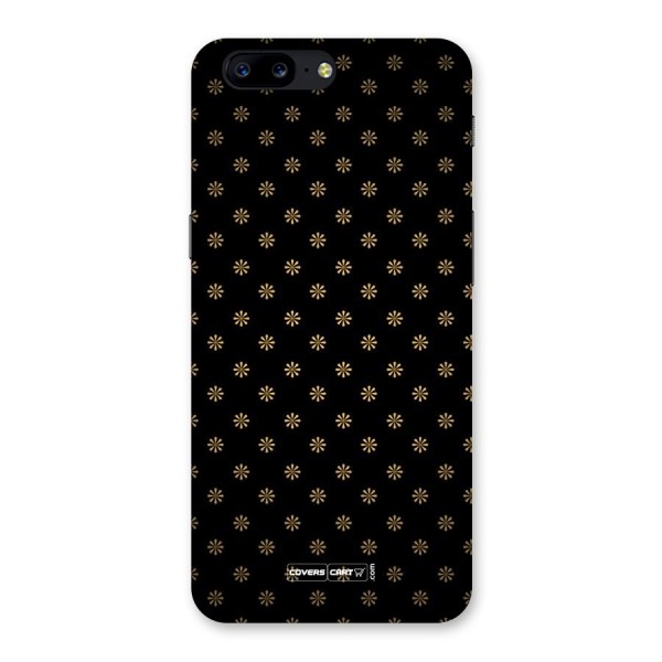 Golden Flowers Back Case for OnePlus 5