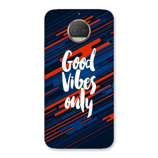Good Vibes Only Back Case for Moto G5s Plus