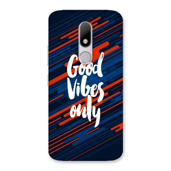 Good Vibes Only Back Case for Moto M