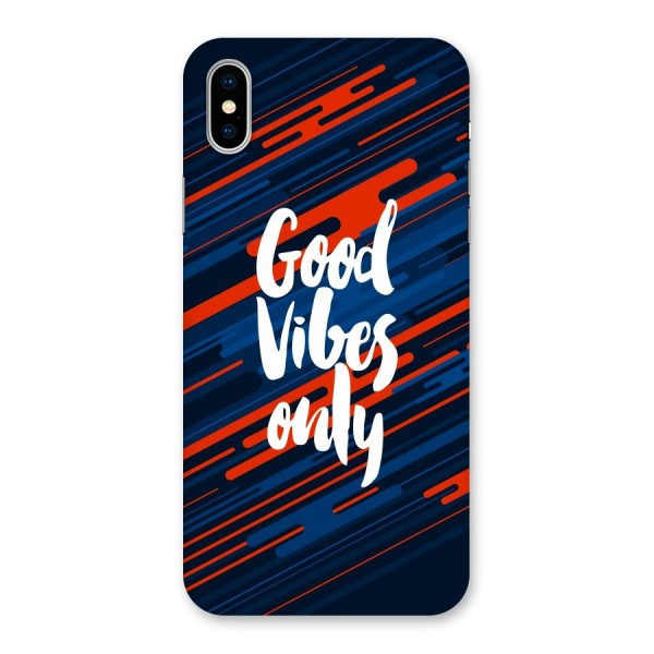 Good Vibes Only Back Case for iPhone X