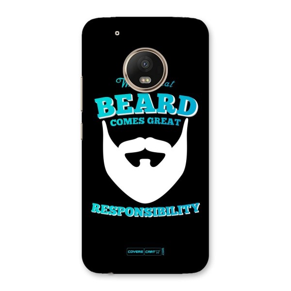 Great Beard Back Case for Moto G5 Plus